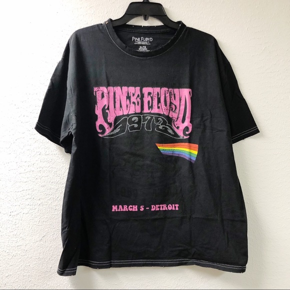Pink Floyd Other - Pink Floyed Distressed Graphic Band Tee